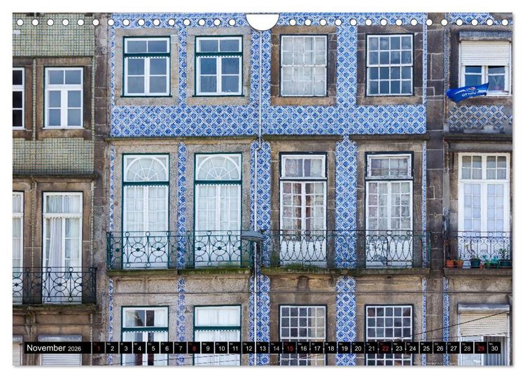 Produktbild: Porto - Die Handelsstadt am Douro (Wandkalender 2026 DIN A4 quer), CALVENDO Monatskalender
