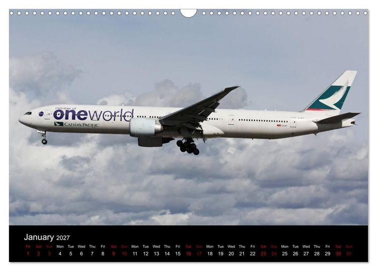 Produktbild: Widebody Jets (Wall Calendar 2027 DIN A3 landscape), CALVENDO 12 Month Wall Calendar