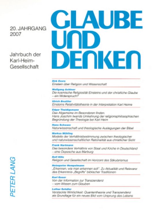 Produktbild: Glaube und Denken