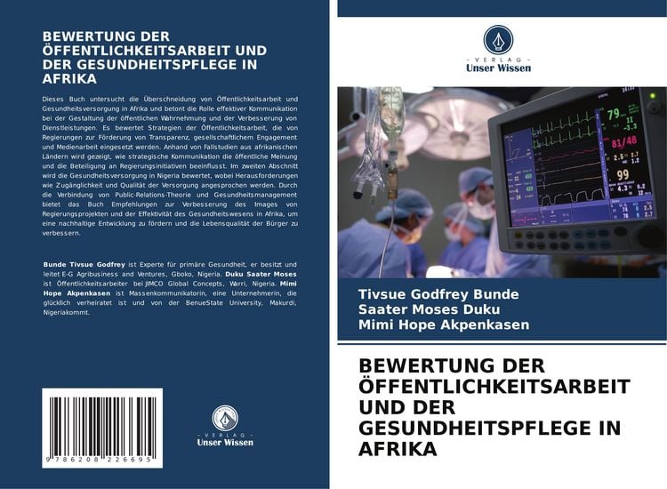 Produktbild: Bewertung der &Ouml;ffentlichkeitsarbeit und der Gesundheitspflege in Afrika