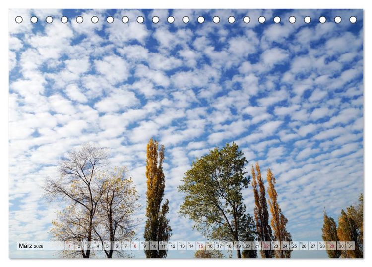 Produktbild: Wolke 7 (Tischkalender 2026 DIN A5 quer), CALVENDO Monatskalender