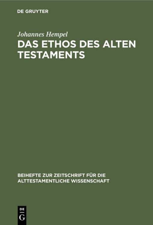Produktbild: Das Ethos des Alten Testaments