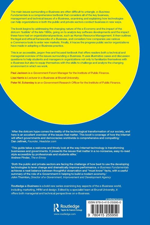 Produktbild: e-Business Fundamentals