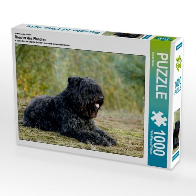Produktbild: CALVENDO Puzzle Ein Motiv aus dem Kalender Bouvier des Flandres | 1000 Teile Lege-Gr&ouml;&szlig;e 64x48cm Foto-Puzzle f&uuml;r gl&uuml;ckliche Stunden