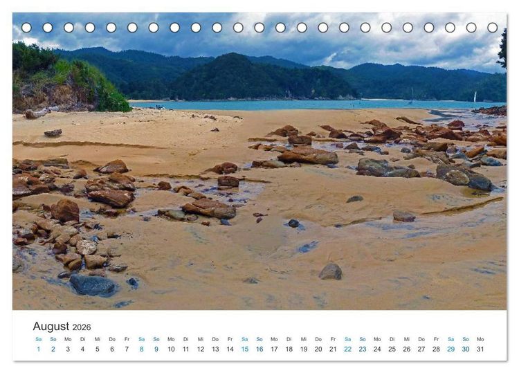 Produktbild: Vielfalt Neuseeland (Tischkalender 2026 DIN A5 quer), CALVENDO Monatskalender