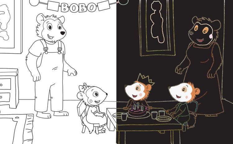 Produktbild: Bobo Siebenschl&auml;fer Mein Kritzel-Kratzel-Buch