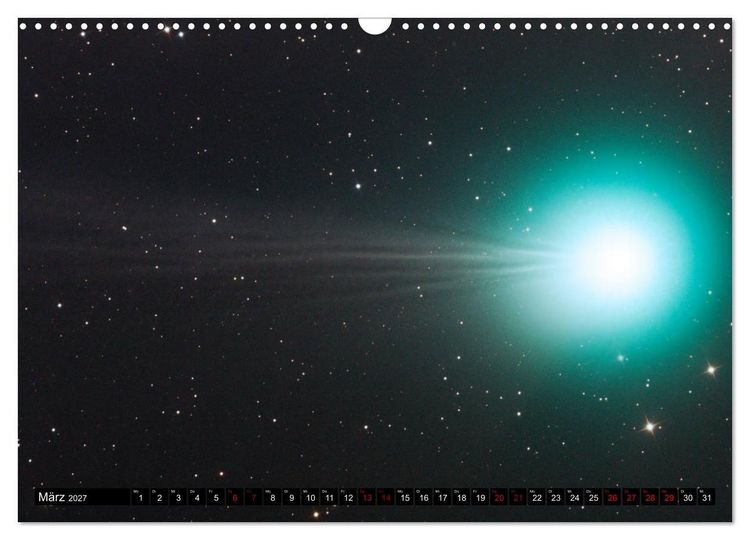 Produktbild: Farbiges Weltall (Wandkalender 2027 DIN A3 quer), CALVENDO Monatskalender