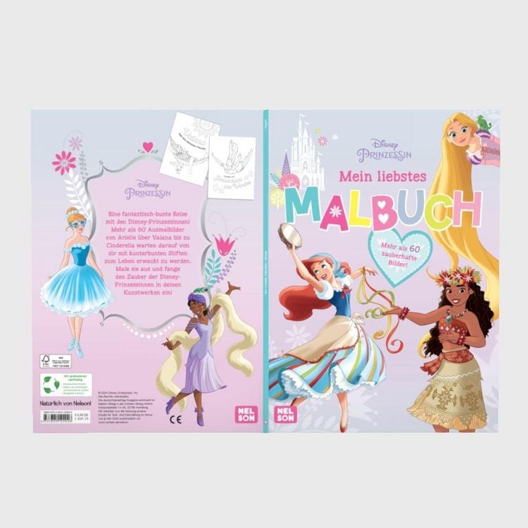 Produktbild: Disney Prinzessin: Mein liebstes Malbuch