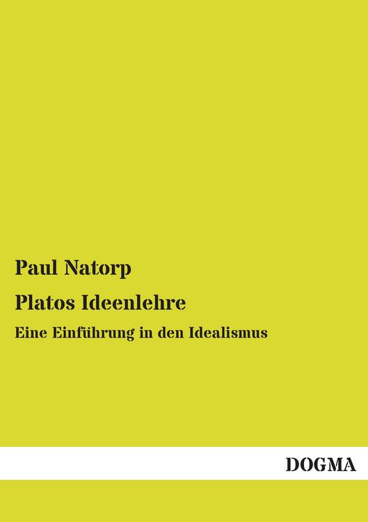 Produktbild: Platos Ideenlehre