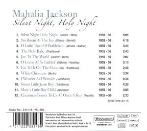 Produktbild: Mahalia Jackson - Silent Night