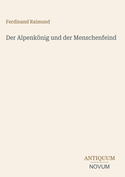 Produktbild: Der Alpenk&ouml;nig und der Menschenfeind