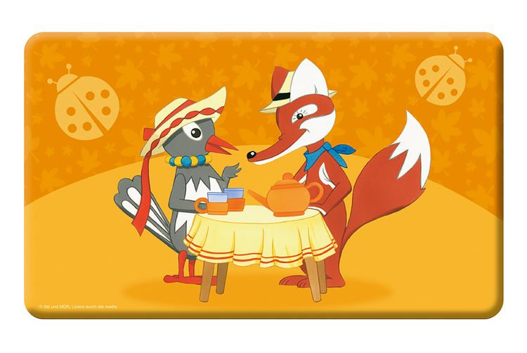 Produktbild: Tr&ouml;tsch Unser Sandm&auml;nnchen Fr&uuml;hst&uuml;cksbrettchen Fuchs und Elster
