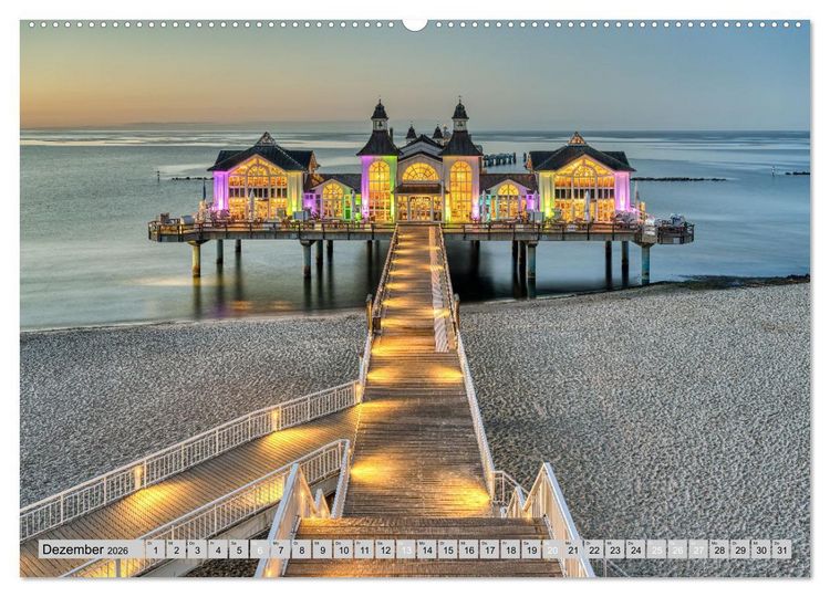 Produktbild: Wundersch&ouml;ne Ostsee R&uuml;gen und Usedom (hochwertiger Premium Wandkalender 2026 DIN A2 quer), Kunstdruck in Hochglanz
