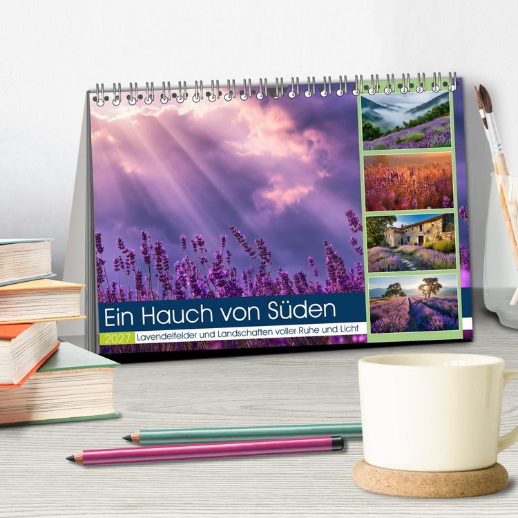 Produktbild: Ein Hauch von S&uuml;den (Tischkalender 2027 DIN A5 quer), CALVENDO Monatskalender