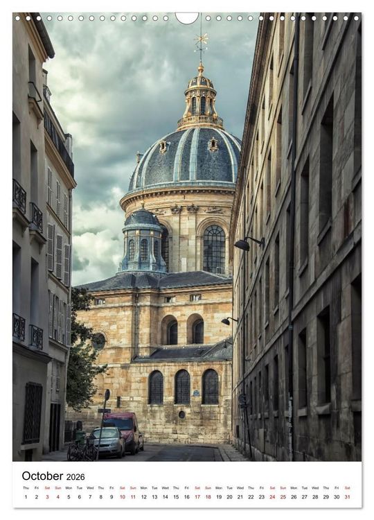 Produktbild: Wonders of Paris (Wall Calendar 2026 DIN A3 portrait), CALVENDO 12 Month Wall Calendar
