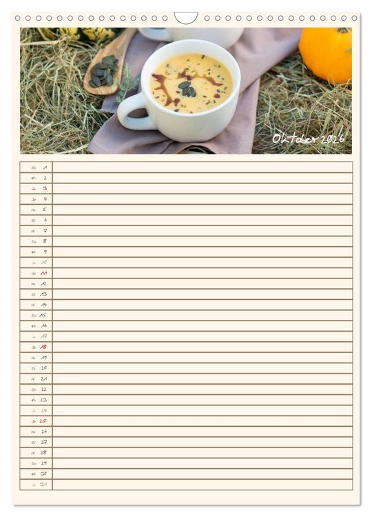 Produktbild: Guten Appetit (Wandkalender 2026 DIN A3 hoch), CALVENDO Monatskalender