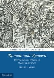 Produktbild: Hardie, P: Rumour and Renown
