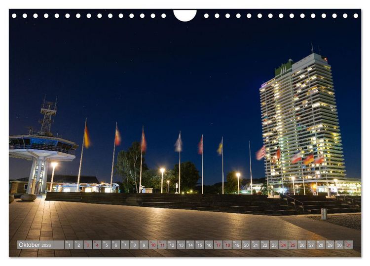 Produktbild: Ein Blick auf L&uuml;beck-Travem&uuml;nde (Wandkalender 2026 DIN A4 quer), CALVENDO Monatskalender