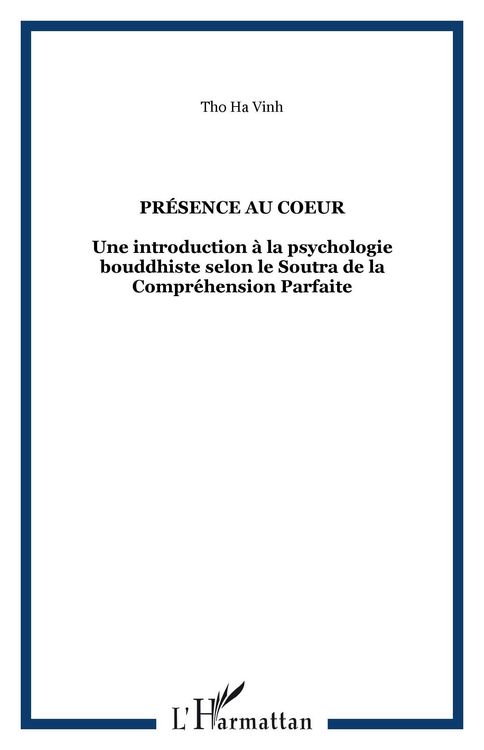 Produktbild: Presence au coeur - une introduction a la psychologie bouddh
