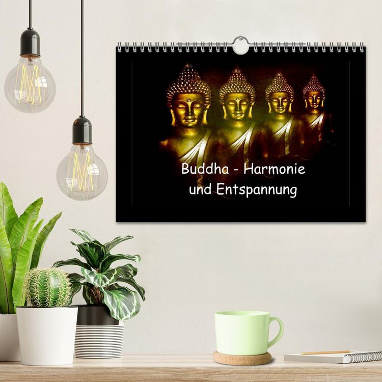 Produktbild: Buddha - Harmonie und Entspannung (Wandkalender 2026 DIN A4 quer), CALVENDO Monatskalender