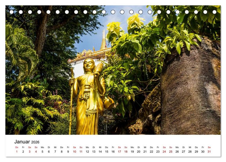 Produktbild: 3 Tage Bangkog (Tischkalender 2026 DIN A5 quer), CALVENDO Monatskalender
