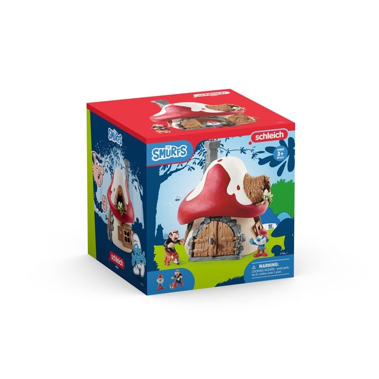Produktbild: schleich&reg; 20803 Schlumpf Haus mit 2 Figuren