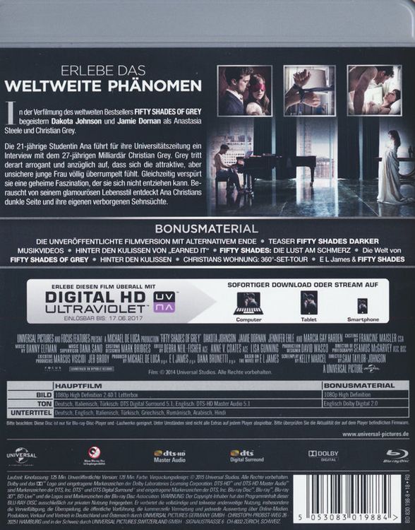 Produktbild: Fifty Shades of Grey - Geheimes Verlangen