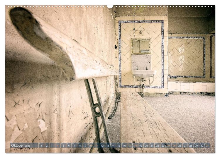 Produktbild: Lostplaces Stille Orte II (hochwertiger Premium Wandkalender 2026 DIN A2 quer), Kunstdruck in Hochglanz
