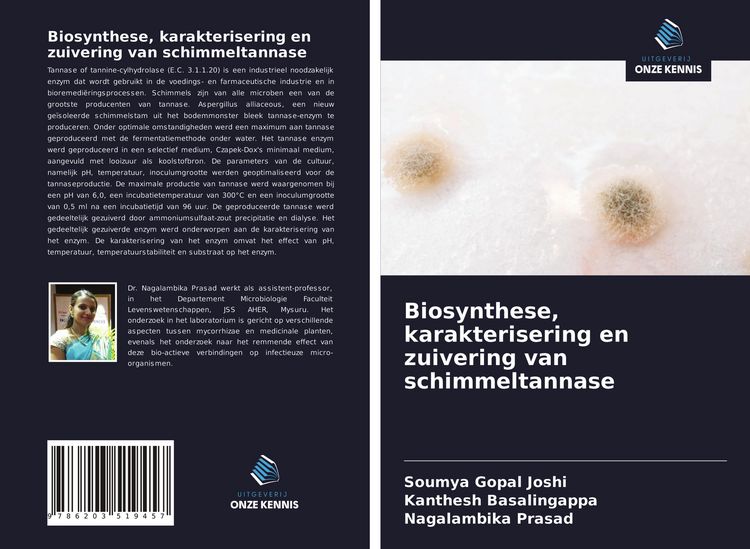 Produktbild: Biosynthese, karakterisering en zuivering van schimmeltannase