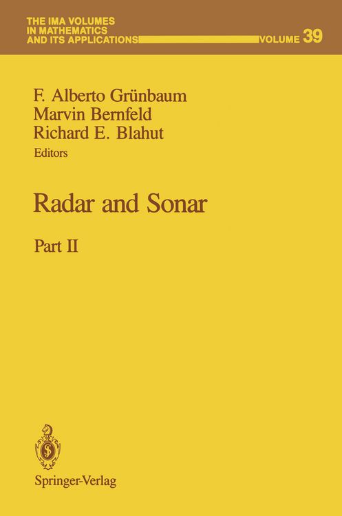 Produktbild: Radar and Sonar