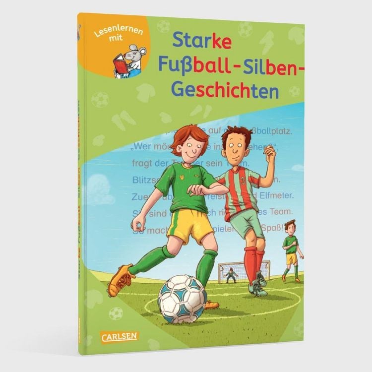 Produktbild: LESEMAUS zum Lesenlernen Sammelb&auml;nde: Starke Fu&szlig;ball-Silben-Geschichten
