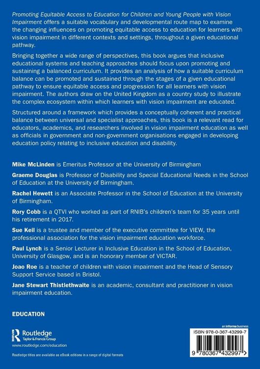 Produktbild: Promoting Equitable Access to Education for Children and Young People with Vision Impairment
