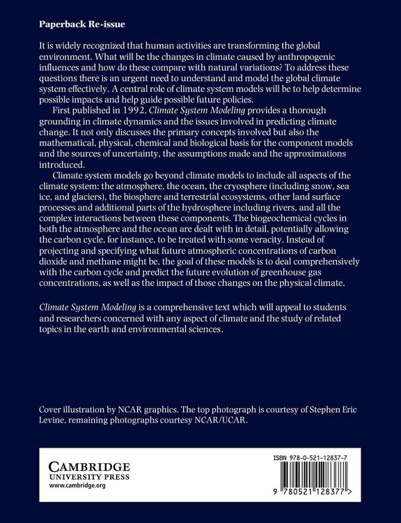 Produktbild: Climate System Modeling