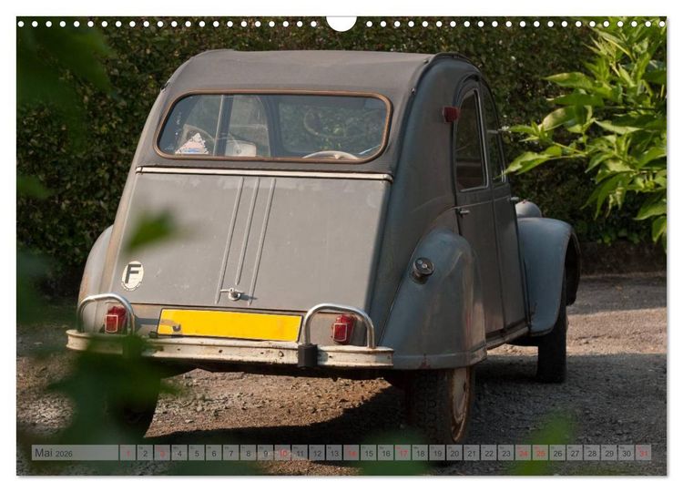 Produktbild: Kultauto Ente Citro&euml;n 2CV (Wandkalender 2026 DIN A3 quer), CALVENDO Monatskalender
