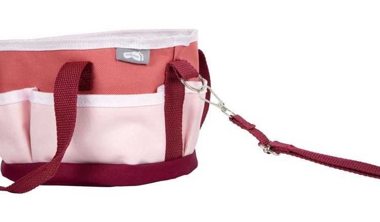 Produktbild: Pferdepflegeset mit Tasche rot