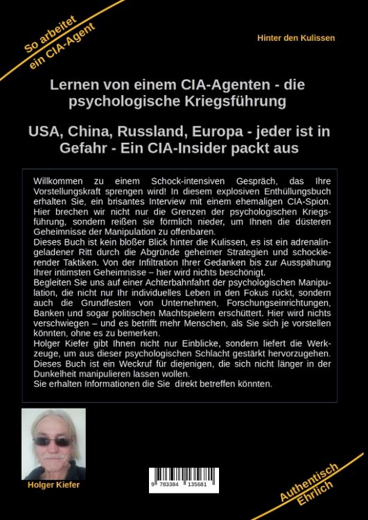 Produktbild: Lernen von einem CIA-Agenten - die psychologische Kriegsf&uuml;hrung