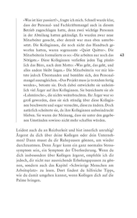 Kündigen ist auch keine Lösung