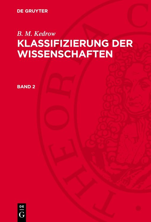 Produktbild: Klassifizierung der Wissenschaften. Band 2