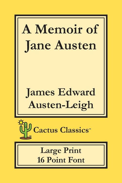 Produktbild: A Memoir of Jane Austen (Cactus Classics Large Print)
