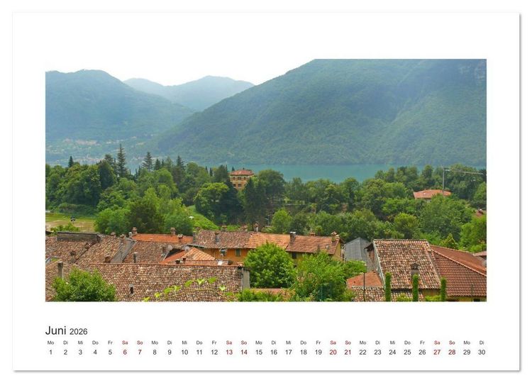 Produktbild: Valsolda. Malerische D&ouml;rfer am Luganer See (Wandkalender 2026 DIN A2 quer), CALVENDO Monatskalender