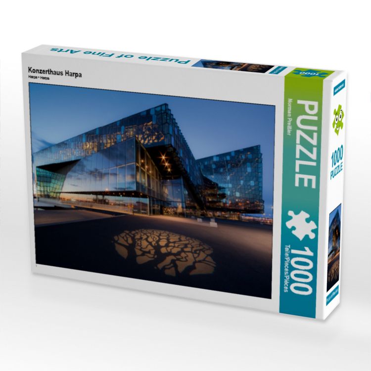 Produktbild: CALVENDO Puzzle Konzerthaus Harpa 1000 Teile Puzzle quer | 1000 Teile Lege-Gr&ouml;&szlig;e 64 &times; 48 cm Foto-Puzzle f&uuml;r gl&uuml;ckliche Stunden