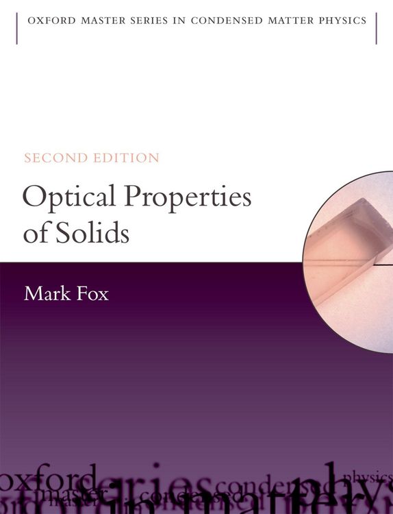 Produktbild: Optical Properties of Solids