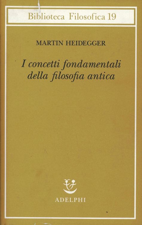 Produktbild: I concetti fondamentali della filosofia antica