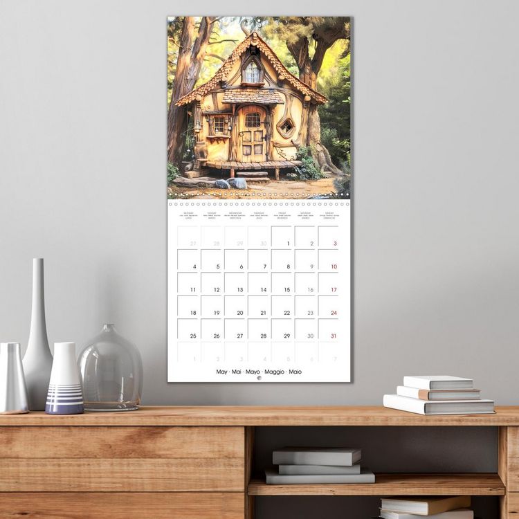 Produktbild: Enchanted Cabins (Wall Calendar 2026 12 &times; 12 Inch) CALVENDO 12 Month Wall Calendar