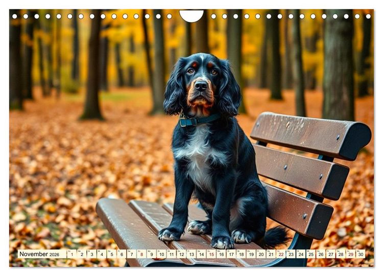 Produktbild: American Cocker Spaniel (Wandkalender 2026 DIN A4 quer), CALVENDO Monatskalender