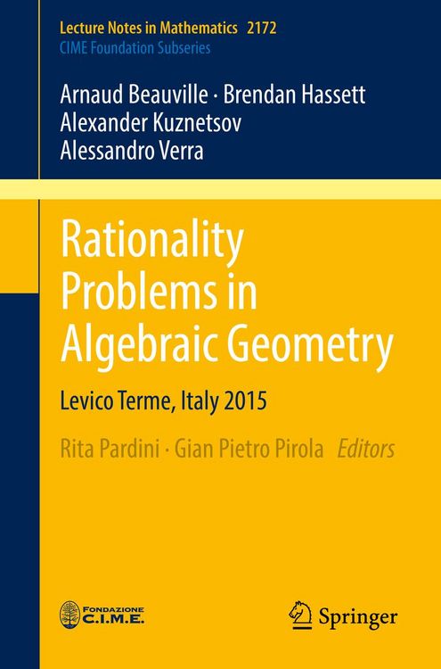 Produktbild: Rationality Problems in Algebraic Geometry