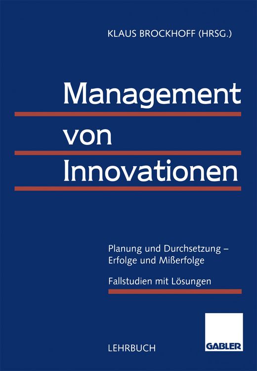 Produktbild: Management von Innovationen