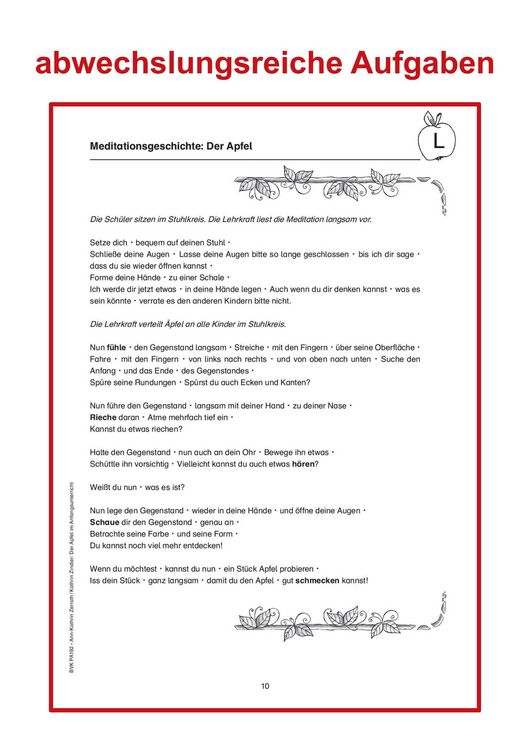 Produktbild: Der Apfel im Anfangsunterricht