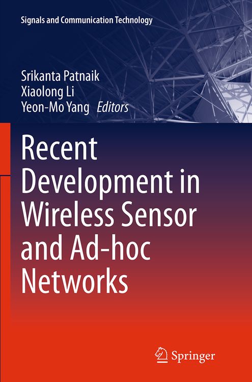 Produktbild: Recent Development in Wireless Sensor and Ad-hoc Networks