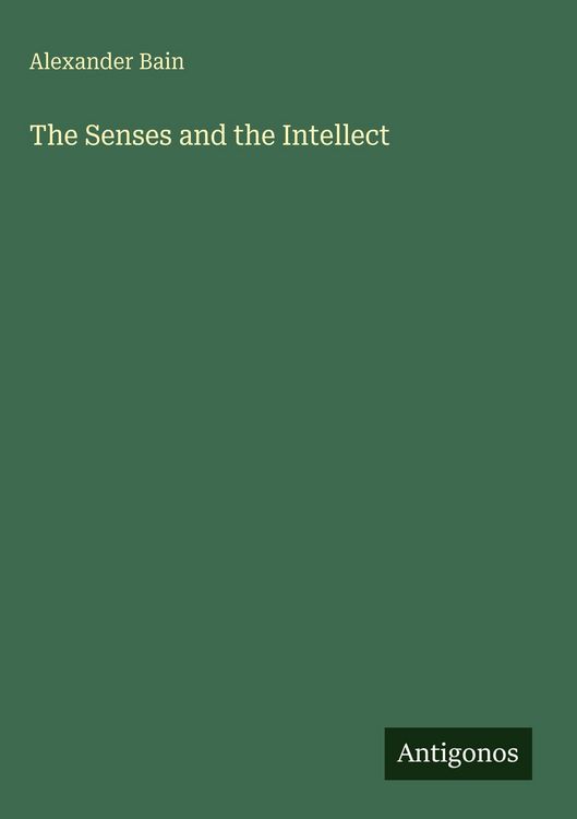 Produktbild: The Senses and the Intellect
